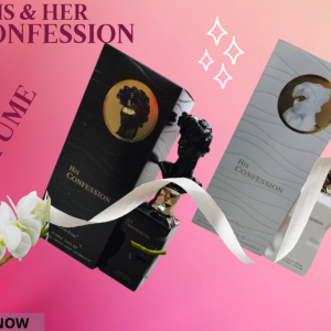 His & Her Confession Perfume Set — Elegant Long-Lasting Fragrance for Couples (100ml x 2)