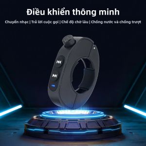 Bluetooth Không Dây Điều Khiển Từ Xa Thông Minh Tay Cầm Công Tắc Cho Xe Máy Ô Tô Điều Khiển Phương Tiện Điện Tử Điện Thoại Từ Xa Nhựa Màu Đen