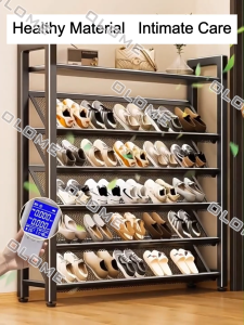hoe rack stainless steel Stackable Shoes Organizer Storage For Dormitory Bedroom Organizer Shelf