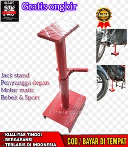Jack stand penyangga Ganjal Mesin Motor Matic Bebek Sport Dongkrak Depan Motor TERMURAH