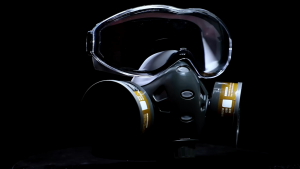 COD KIRIM CEPAT TaffGUARD Masker Gas Respirator Full Face with Activated Carbon / Masker Untuk Gas Beracun - SF01