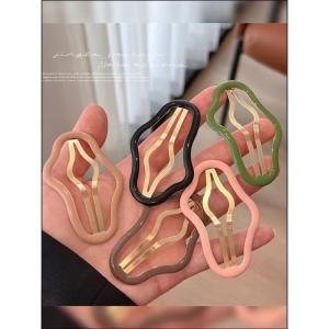 กิ๊บติดผมรูปเมฆกลวงออก ผู้หญิง คลิปด้านข้างเครื่องประดับผมอบสดสไตล์ญี่ปุ่นและเกาหลีใต้ ฤดูร้อน 2024