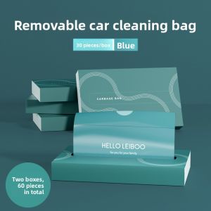 HELLOLEIBOO | Car Trash Bag Holder Self Adhesive Vehicle Interior Waste Disposal Storage Disposable Hellobelong Leibin Cleanliness Accessory