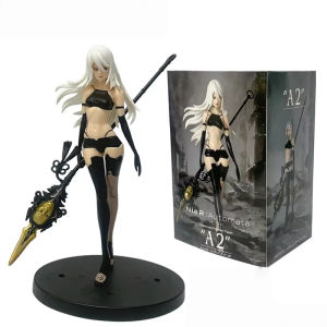 Bandai | 18cm Anime Nier:Automata Yorha Type A2 Standing Sword Action Figures Model Doll Collection Ornament Cartoon Pvc Model Toy Gift