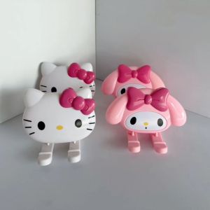 Sanrio | 2026 Cute Hello Kitty Cartoon Phone Stand Desktop Stand Adjustable Phone Stand Portable Folding Phone Support Stand Kawaii Gift
