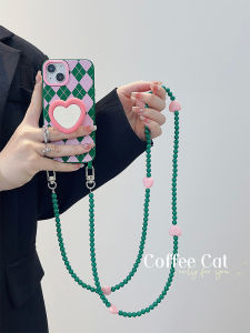 Apple 14 เคสโทรศัพท์มือถือแบบสะพายข้างพร้อมกระจกแบบหัวใจ สายรัดแบบห้อย 12 สายรัดแบบห้อย 11 สายรัดแบบสะพายหลัง