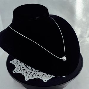SO SEOUL Aurelia Timeless Rolling Barrel Diamond Simulant Cubic Zirconia Pendant Chain Necklace