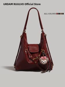 URCDN RDALVO | Red Simple Bridal Large Capacity Backpack