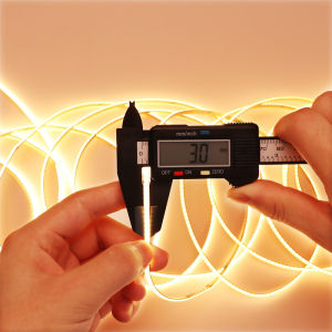 5V Thin 3mm COB LED Strip Daylight Bright White Warm White Dotless 400LEDs/M Adhesive Flexible Cuttable LED Tape Light for Home