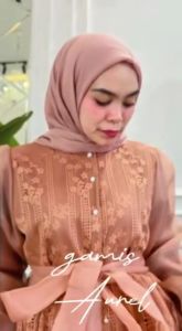GAMIS PESTA MUSLIM MEWAH AUREL