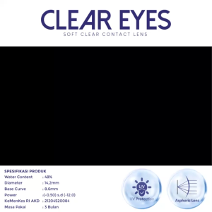 SOFTLENS CLEAR EYE | BENING BY FULL COLOR MINUS -0.50 sd -12.00