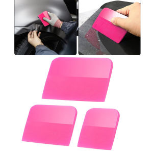 3Pcs PPF Squeegee Anti Scratch Rubber Squeegee for Car Window Tint Film Scraper Vinyl Foil Solar Protection Installation Tools