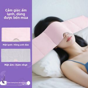 XINGGONGGUAN | Mặt nạ ngủ bằng lụa băng giảm căng thẳng cho mắt Mặt nạ ngủ chống ánh sáng cho nam và nữ Mặt nạ ngủ Gravity Eye Mask