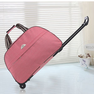 Large Capacity Travel Bag with Handle Womens Handbag Mens Luggage Carry-On Hand Drag Bag Oxford Cloth Fashion Trend Zipper Closure