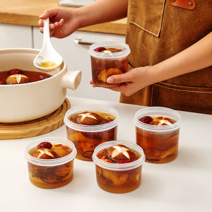 Freeze Soup Portion Box Fridge Refrigeration Preservation Box High Soup PP Storage Box Chicken Soup Swallow Nest Storage Box