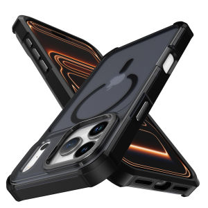 Four Corner Anti Fall Matte Frosted Magnetic Phone Case For IPhone Air 17 16 15 14 Plus 13 12 11 Pro Max for Magsafe Back Cover