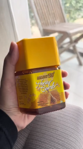 Madu TJ Honeycomb 250gr - Madu Murni dengan Sarangnya