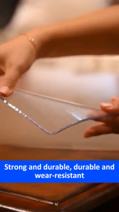 [Can be in direct contact with food] 2025 UPGRADE TPU table mat 2.5mm thickness table cover plastic table cover alas meja plastik alas meja makan alas meja transparent waterproof alas meja plastik tebal 透明桌垫