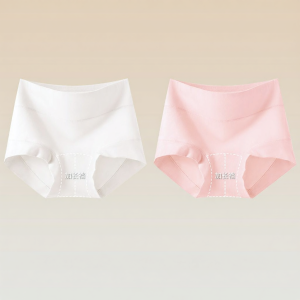 YUNASHA | High Waist Shaping Cotton Antibacterial Hipster Underwear with Anti-exposure