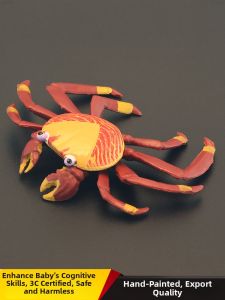MENGSILE | Cognitive Gift Ocean Animal Toy Model Red Stone Crab
