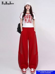 Hip Hop Jazz | Hip-Hop Jazz Dance Clothing Short Top Wide Leg Pants Set