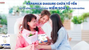 PaPamilk Diasure sữa dành cho người tiểu đường bcalivinghcm chứa tổ yến giúp ổn định đường huyết tăng cường sức đề kháng tốt