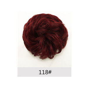 Bride Hair Braiding Wig Hair Bun Retro Cheongsam Fluffy Curl Latte Art Hair Buds Coiled Hair Bun Button Balls Bud