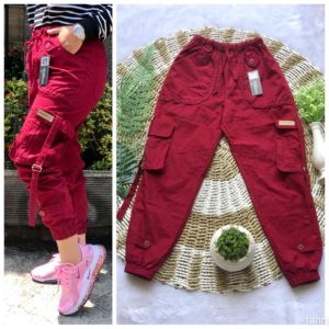 Jogger Cargo Pants wanita Babycanvas premium super bestseller new import
