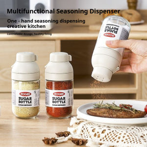 250ml Quantitative Seasoning Shaker Multi - Function Salt/Sugar Dispenser Dust - Proof Kitchen Spice Jar (Multi - Opening)
