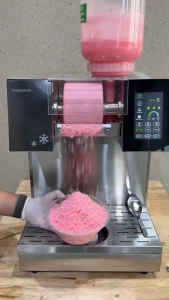 เครื่องทำบิงซู เครื่องทำน้ำแข็งเกล็ดหิมะ หน้าจอสัมผัส SNOWMAKER รุ่น SM-180 กำลังผลิต 180 Kg/24H