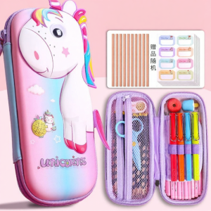 Cute 3D Cartoon Large Capacity Pencil Case