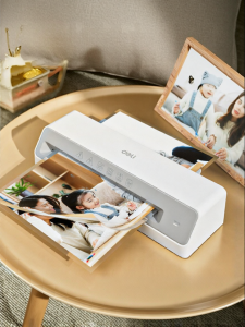 deli | A4 Photo Laminator Compact Lamination Machine