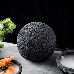 ZHIZHOU | Molecular Gastronomy Creative Volcanic Stone Spherical Smoking Pot