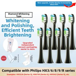 Universal Electric Toothbrush Head Replacement for Philips HX6730 HX3792 HX5171 9911 Soft Bristles Deep Cleaning Nylon Material