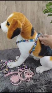 Tali Tuntun Anjing Kucing Harnes Hewan Motif HAVAS998 Ryu Pet Harness Dog Cat