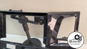 CPA ANDROID CAR STEREO COVER 9INCH FORTUNER/HILUX 2008 WITH STEREO WIRE HARNESS POWER CABLE (11470)