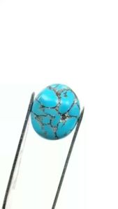 Natural Batu Akik Pirus Blue Turquoise Motif