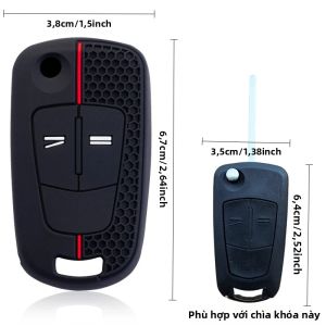 Vỏ Bọc Chìa Khóa Xe Hơi Bằng Silicon Kèm Móc Khóa Cho Opel Vauxhall Astra H Corsa D Vectra C Zafira Signum