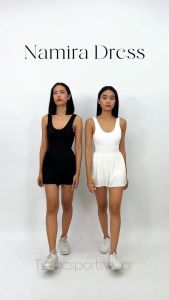 NAMIRA TENNIS DRESS WITH SHORT / SETELAN DRESS OLAHRAGA WANITA YOGA GOLF