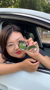 Gương Cầu Lồi Ô Tô Xoay 360 Độ Hít Chân Kính Chống Bám Nước Gương Chiếu Hậu Mini Ô Tô Gương Giúp Lái Xe An Toàn