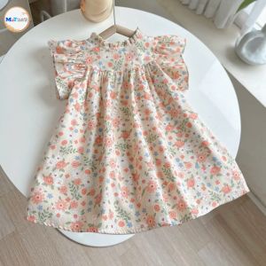 VÁY BÉ GÁI CỔ BÈO HOA NHÍ - MT2989