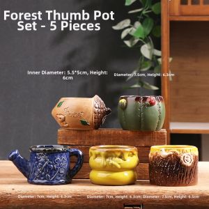 SHUQUE | Large Breathable Creative Simple Ceramic Pot