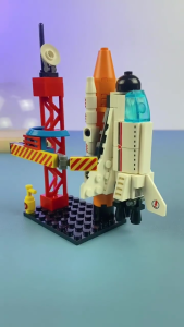 Set Mainan Edukatif Blok Konstruksi Roket Angkasa & Pesawat Ulang Alik - Rekomendasi Usia 5 Tahun Ke Atas