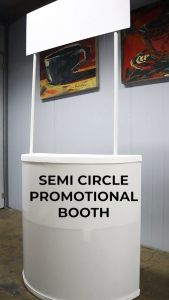 KELIN Semi-Circle Promotional Booth Portable Collapsible Display Stand for Events Exhibitions & Trade Shows