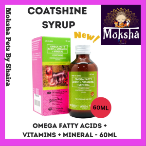 Coat Shine Syrup 60ml 120ml multivitamins