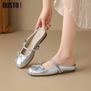 DUSTO | Sweet Bow Round Toe Soft Sole Summer Women Slippers