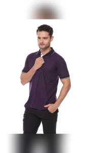 Polo Shirt Polos Lengan Pendek Esperanza - KMB Ungu