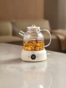 Pure Glass Electric Kettle for Office Use