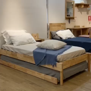 Natural Signature 2562X-A Flexinest Stackable Bed Frame With Trundle Option/wooden bed frame #BF