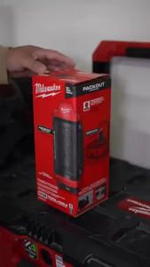 Milwaukee M12™ Jobsite Speaker Duo Kit SPEJSG2-0 M12™ Jobsite AUDIO LINK Speaker